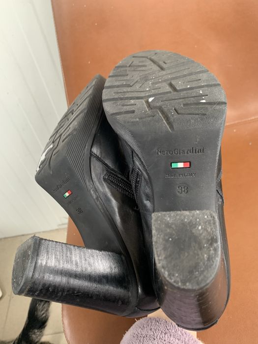 дамски боти естествена кожа nero giardini