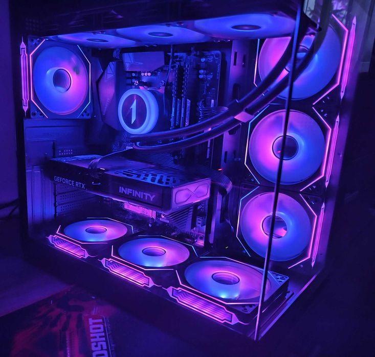 NOU-UNITATE PC Sistem GAMING,AMDRyzen7 5700x,32 gbDDR4,RTX5060,m.2 1TB