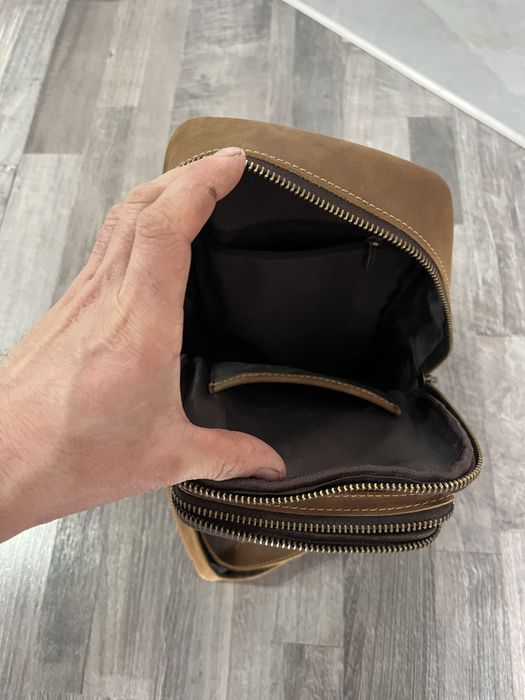 Сумка кожанное барсетка