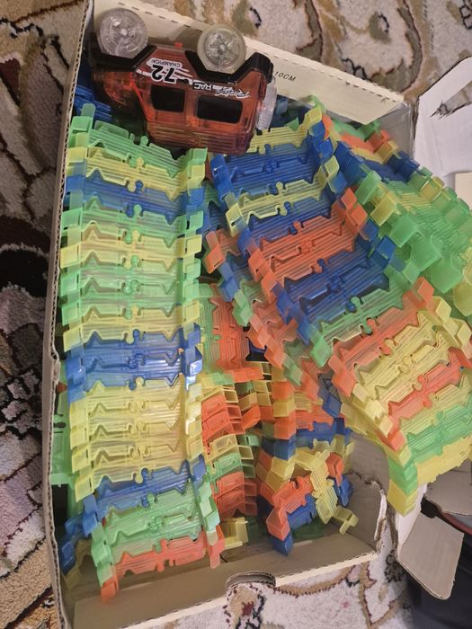 Игрушки дорога поезд машинка