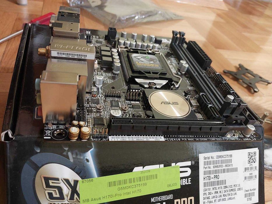 Asus H170I Pro Wi-Fi Mini-ITX, LGA 1151