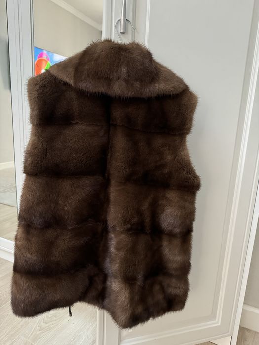 Норковая жилетка