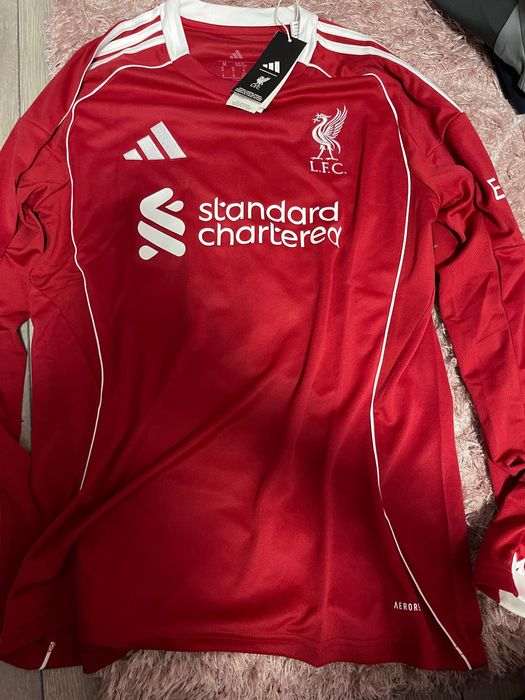 Тениска с дълги ръкави  Adidas Liverpool FC 25/26 като Домакин