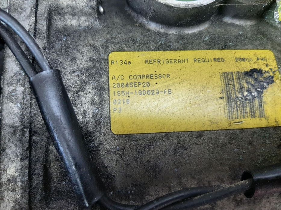 compresor clima ac 1.3 b  ford ka fiesta 5  1s5h-19d629-ab