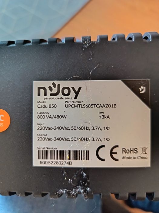 UPS njoy nou  model Cadu 850