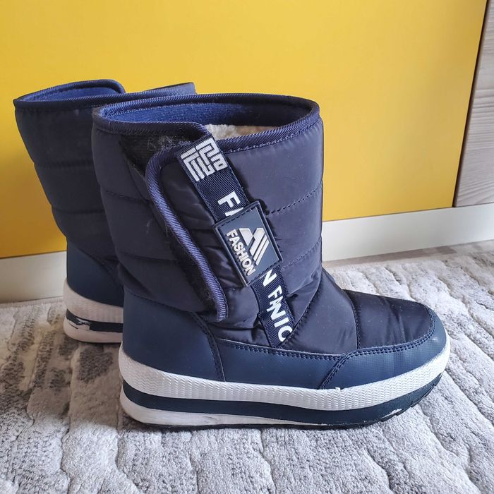 Ботуши, зимни, тъмно сини, 34