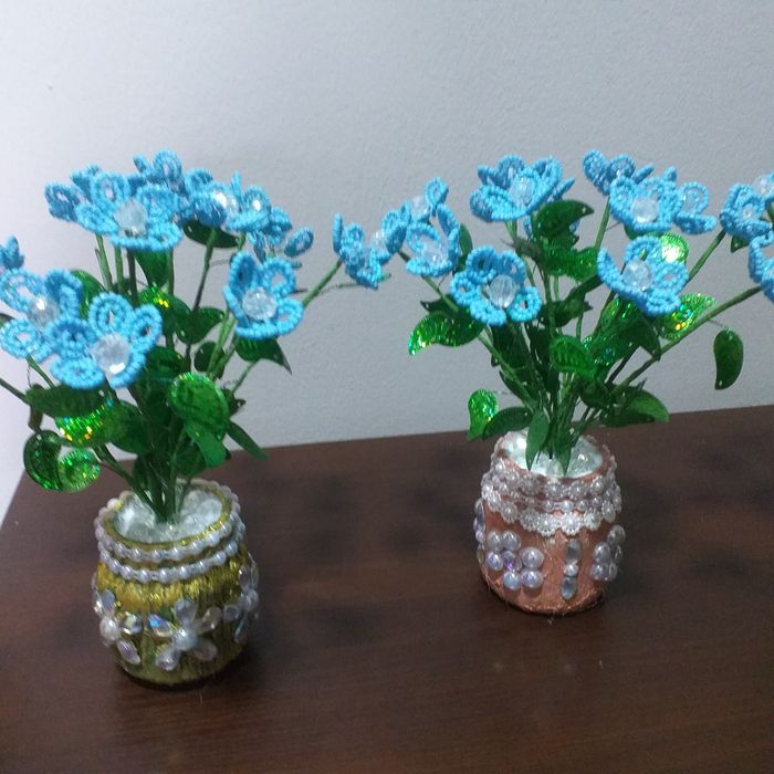 Цветы из бисера-