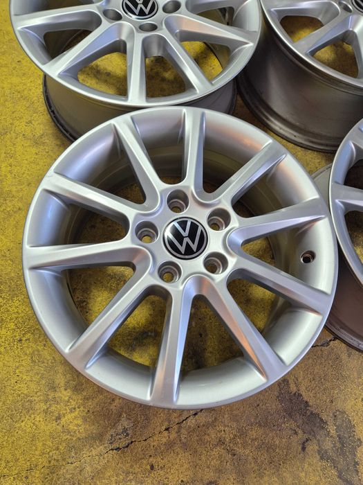 4 Jante Aliaj 5x112 16''  OEM VW Golf Passat Touran Sharan Caddy T-Roc