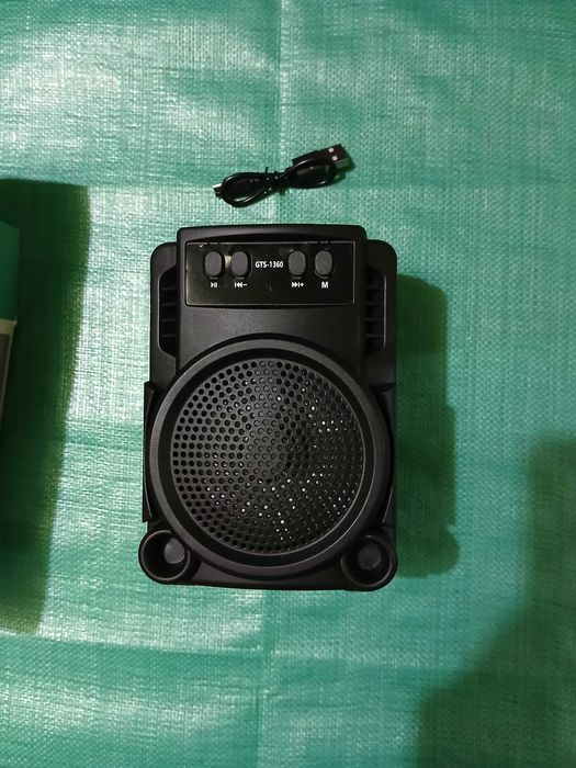 Boxa audio bluetooth sunet clar, baterie de lunga durata, slot SD card