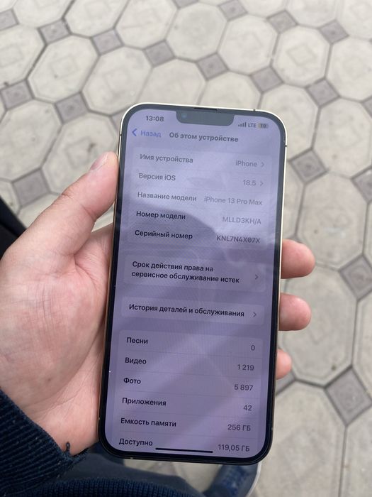 Iphone 13 pro max 256