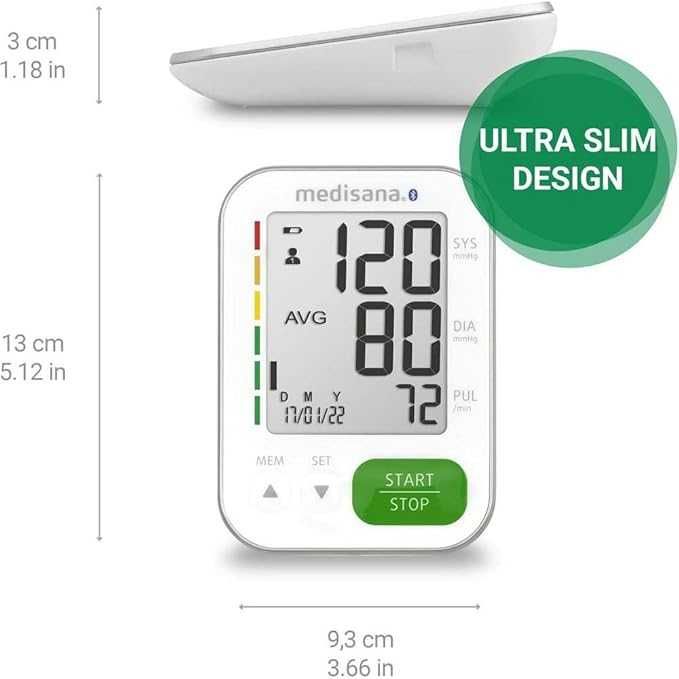 Апарат за кръвно налягане Medisana BU 570 Connect, Bluetooth
