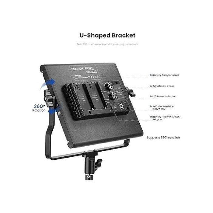 Lumina de studio LED Neewer NL660, 660 leduri, 40W | UsedProducts.Ro