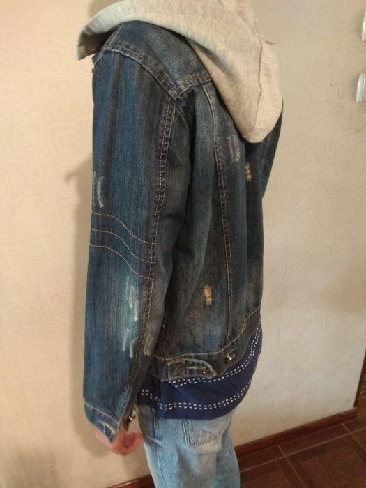 Куртка джинсовая, весенняя, размер 46