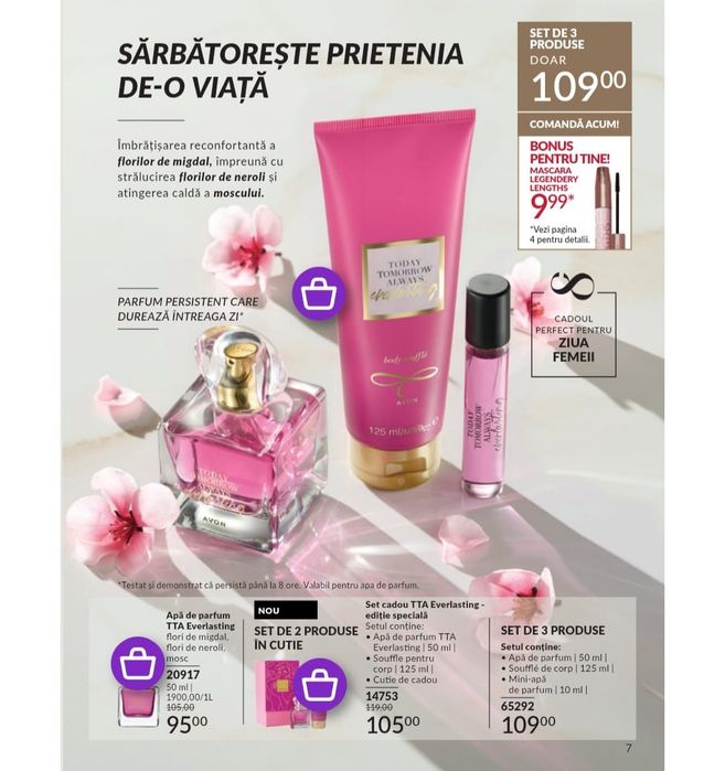 Oferta Today,valabilă doar astăzi, oricare SET, 80 lei!