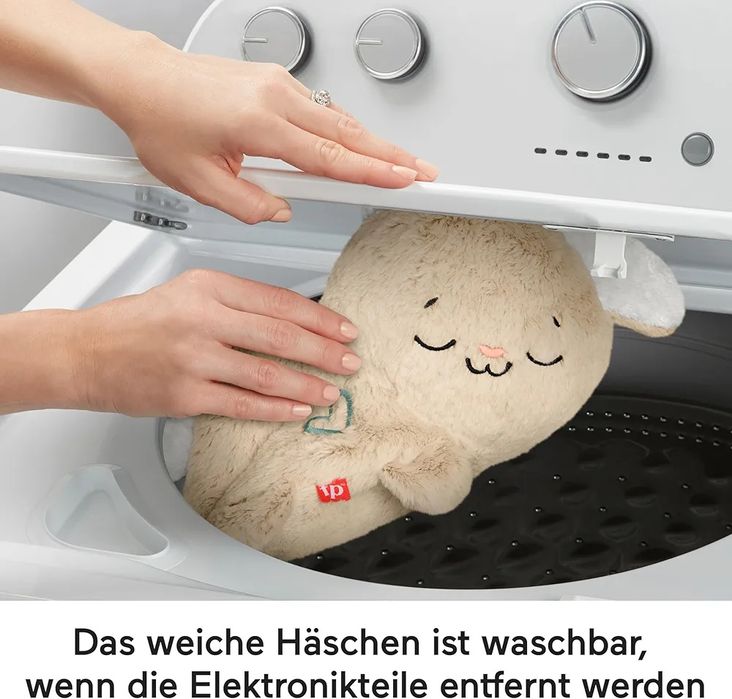 Интерактивна дишаща играчка с бял шум зайче/видра Fisher Price Soothe