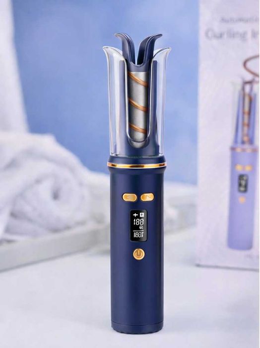 Автоматична маша за коса Gurling USB 360° въртене Керамична мобилна