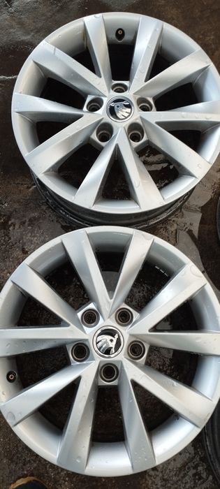 Оригинални лети джанти 16 цола,Skoda Octavia ,VW,Audi,Seat перфектни