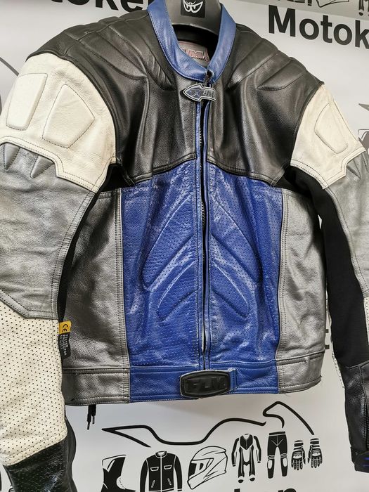 Geaca moto piele FLM marime 54