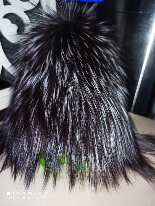 Шикарная шапка чернобурка