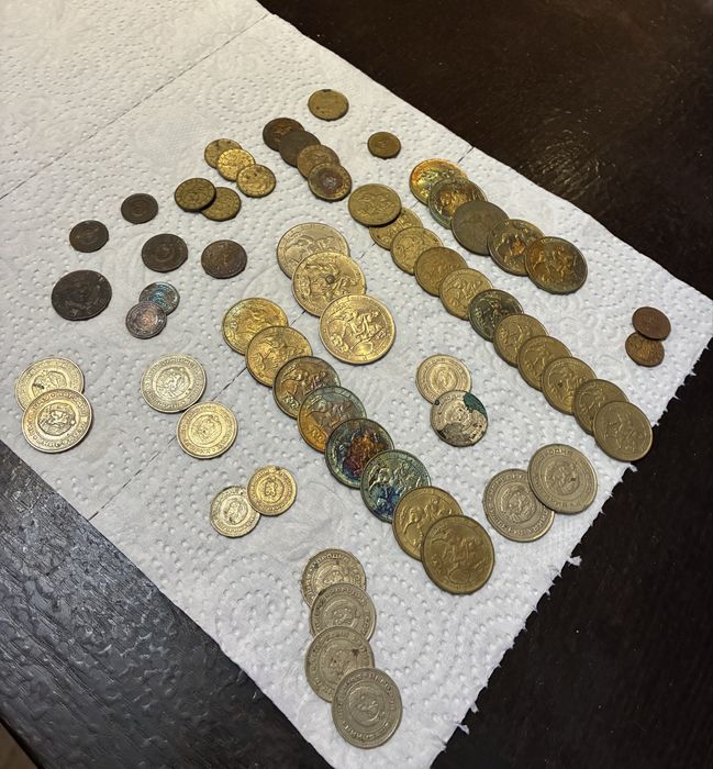 60 стари Български монети 1962-1997