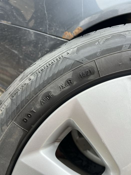 Set Complet: Jante Originale Audi 16" + Anvelope Goodyear