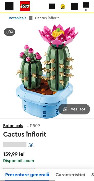 Lego Botanicals Cactus