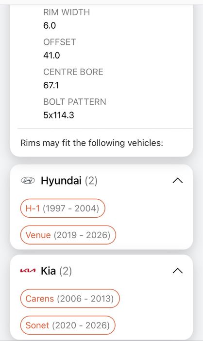 Оригинални джанти за Кия 5х114.3 15 цола