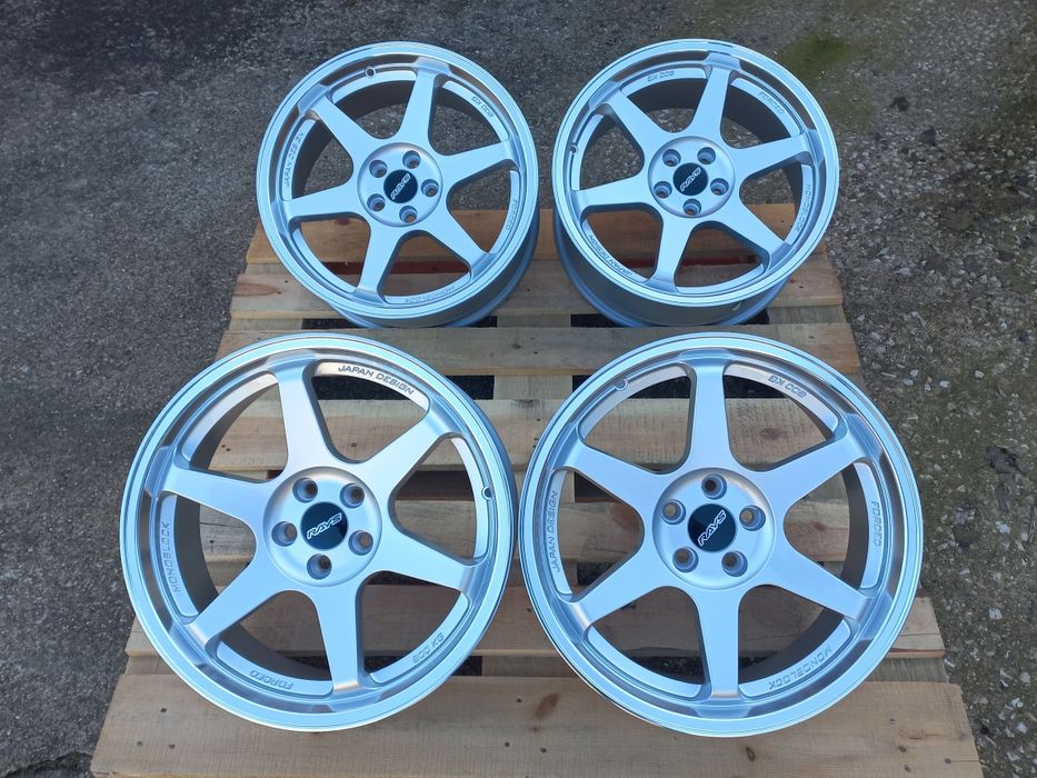 17"5х100Rays T37 Volk Racing 7.5ж ет35 Subaru Vw Golf Polo Toyota Чист