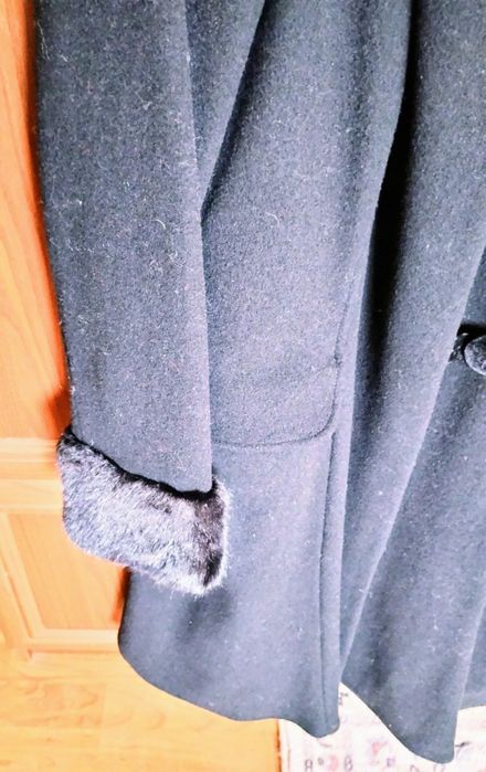 Palton nou de lână Fany Lux Collection mărimea 44 pentru femei