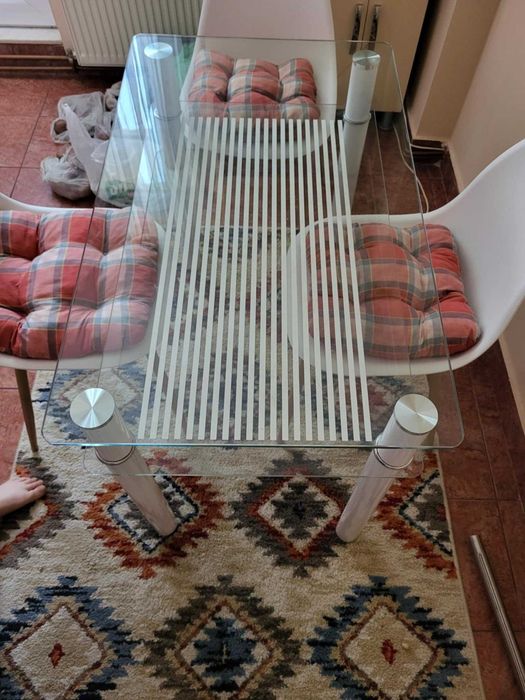 Masa sticla 60/100/h 75