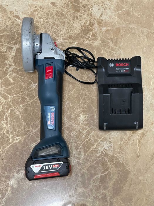 BOSCH GWS 18V-10 SC - Акумулаторен безчетков ъглошлайф 18V 5.0Ah