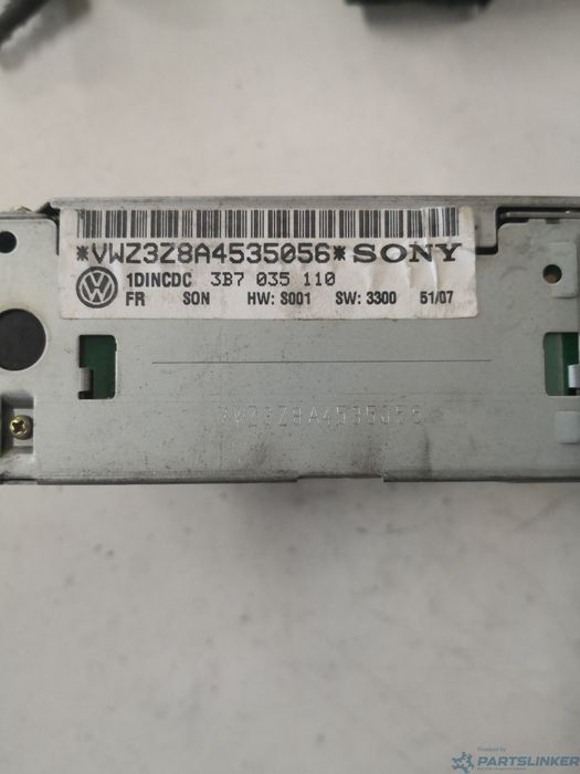 Magazie Cd Volkswagen Golf Iv (1J1) [ 1997 - 2007 ] Oem 3B7035110