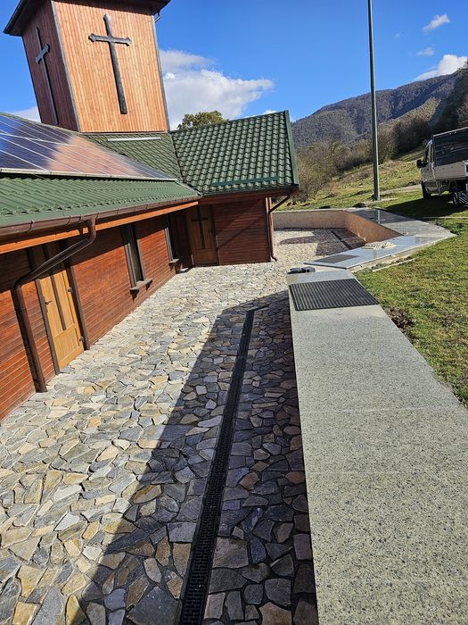 Piatra naturala de munte de Grecia 100%. Lucrez în toată Țara