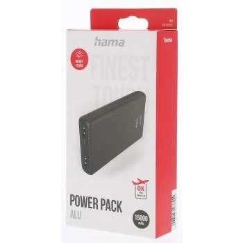 Baterie Externa 15000mAh HAMA ALU15HD USB-C, USB-A, MicroUSB powerbank Sigilata noua