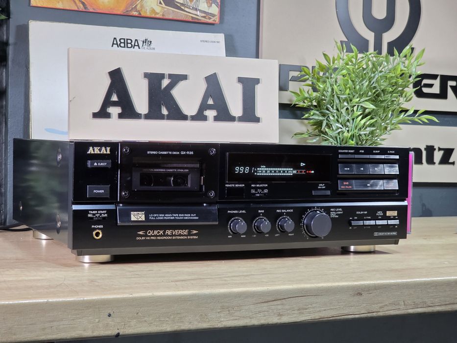 Casetofon deck AKAI GX-R35, autoreverse,  bias,  cd direct dat , japan