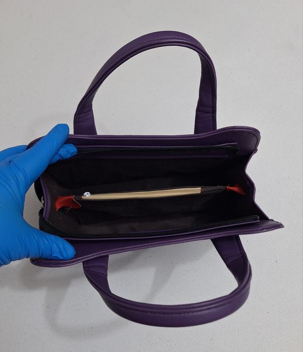 Geantă POLO Ralph Lauren Crossbody, poseta damă mov