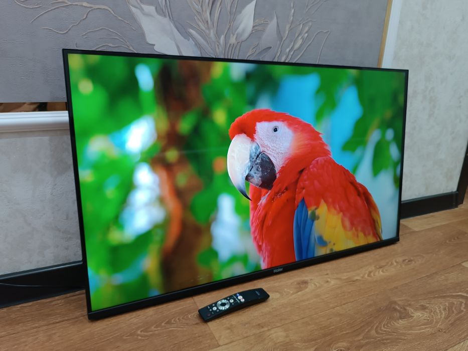 Телевизор Haier 4k Смарт ТВ + Кронштейн.