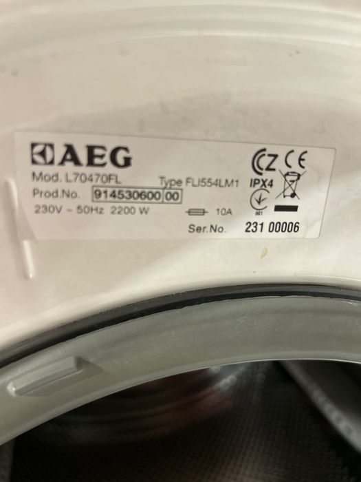 Пералня AEG L70470FL