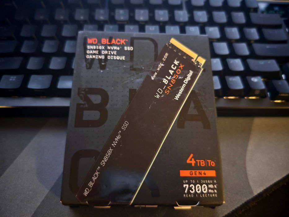 НОВ ! Western Digital Black SN850X 4TB PCIe 4.0 NVMe