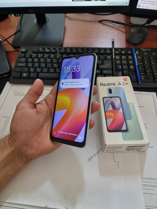 Redmi A2+ 64gb ideal ochilmagan usta kurmagan aybi yuq tozza telefon