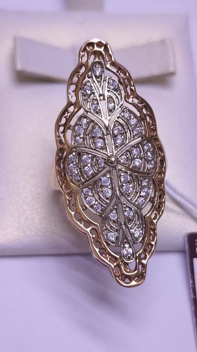 Кольцо из красного золота