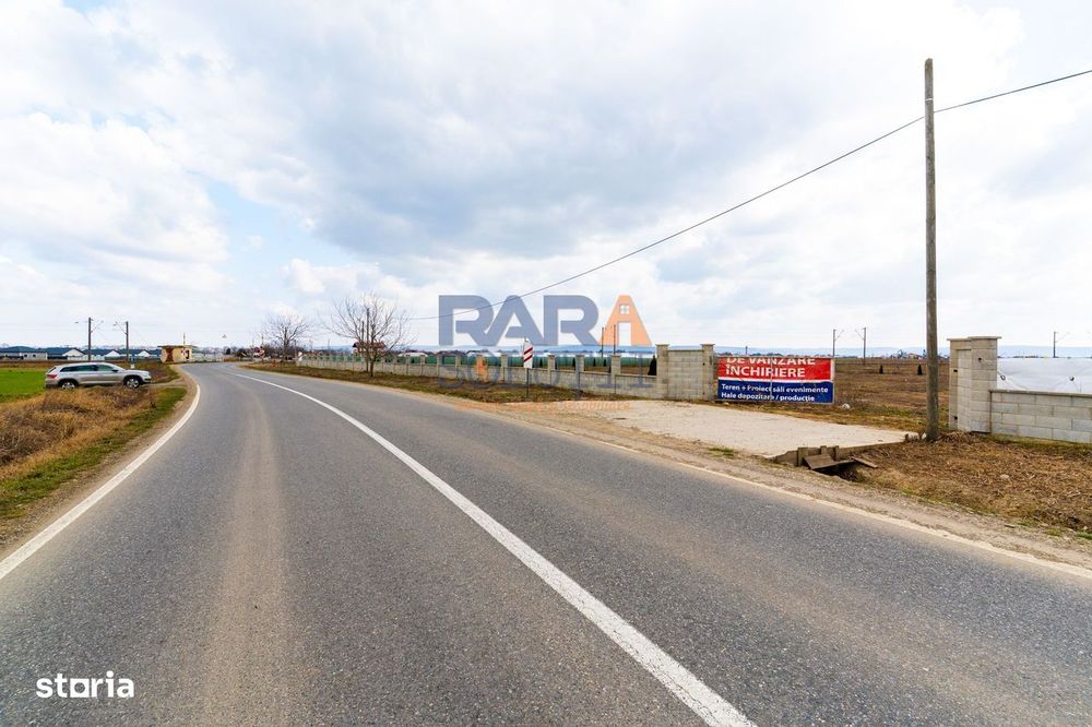 Teren 7.092 mp cu PUZ aprobat + Autorizatie / investiție autostrada A7