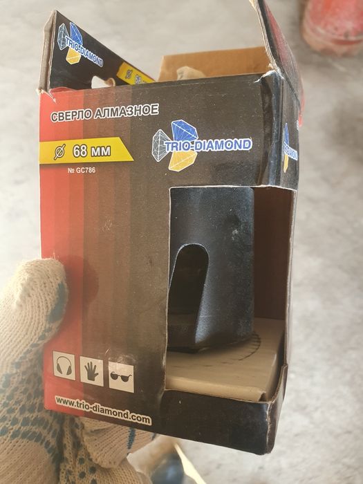 Алмазная коронка d=68mm новый!