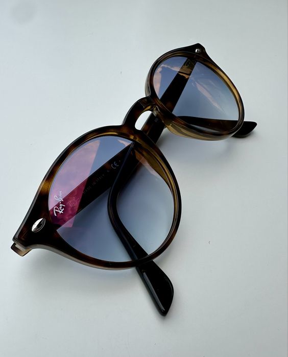 Ray Ban RB2180 710/X0 Vintage STYLE/сини огледални лещи/хавана –оригинал