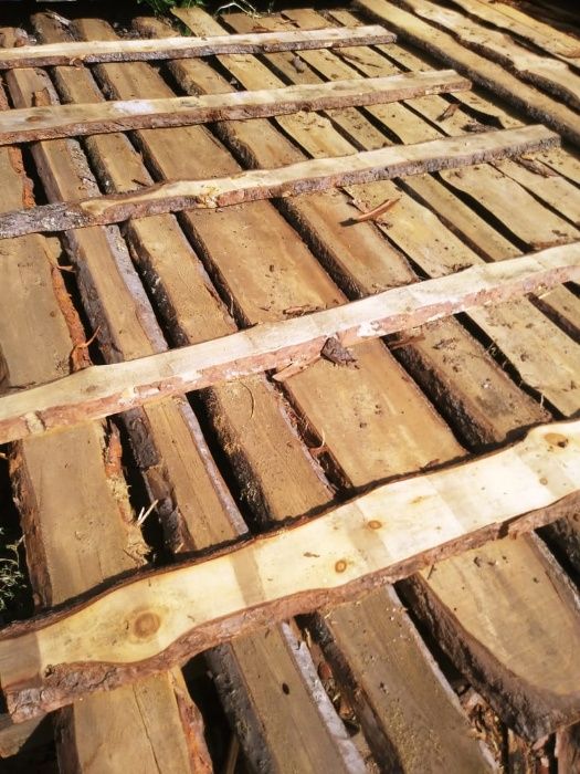 Доска необрезная, обрешетка