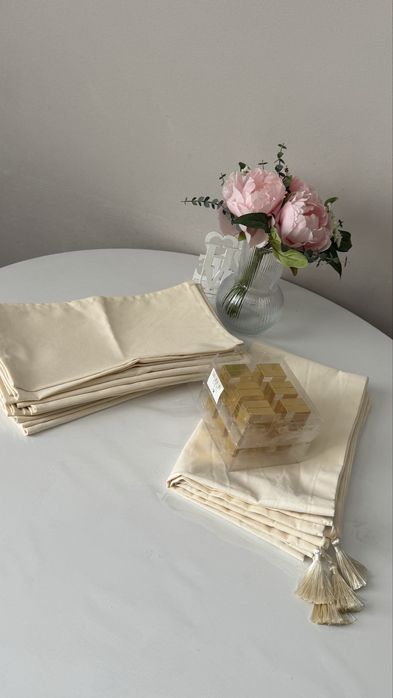 Раннер дорожка, салфетки, кольца