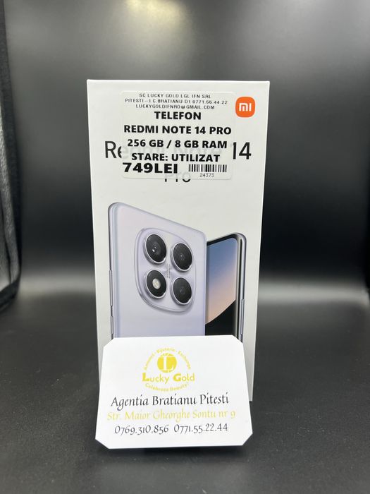 Redmi note 14 pro 256 gb 8 gb ram cod 24373