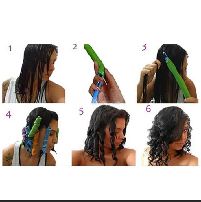 Бигуди вьющиеся 25см