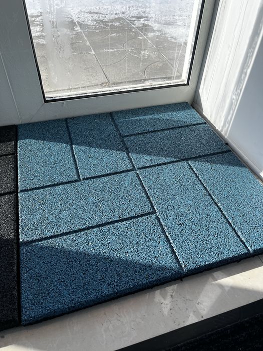 Резиновая плитка, брусчатка