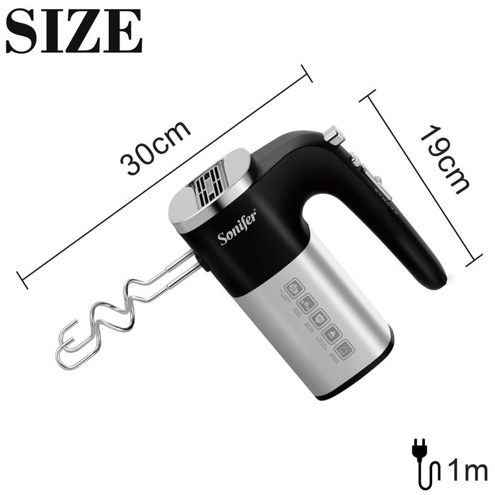 Многофункциональный МИКСЕР  Sonifer SF-7078 для теста, 500 Вт, 3в1 mi4